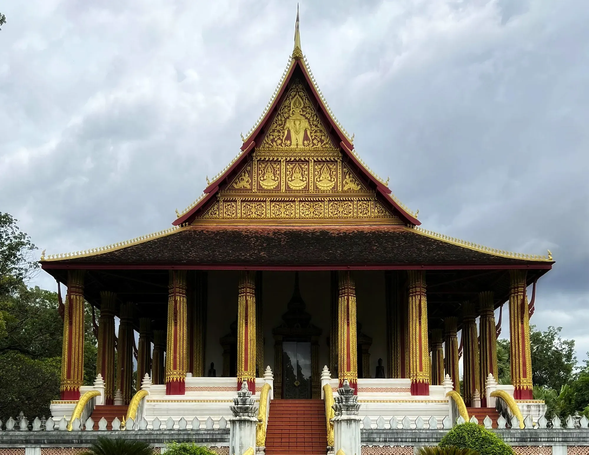 Ho Phra Keo, shot from exterior front.