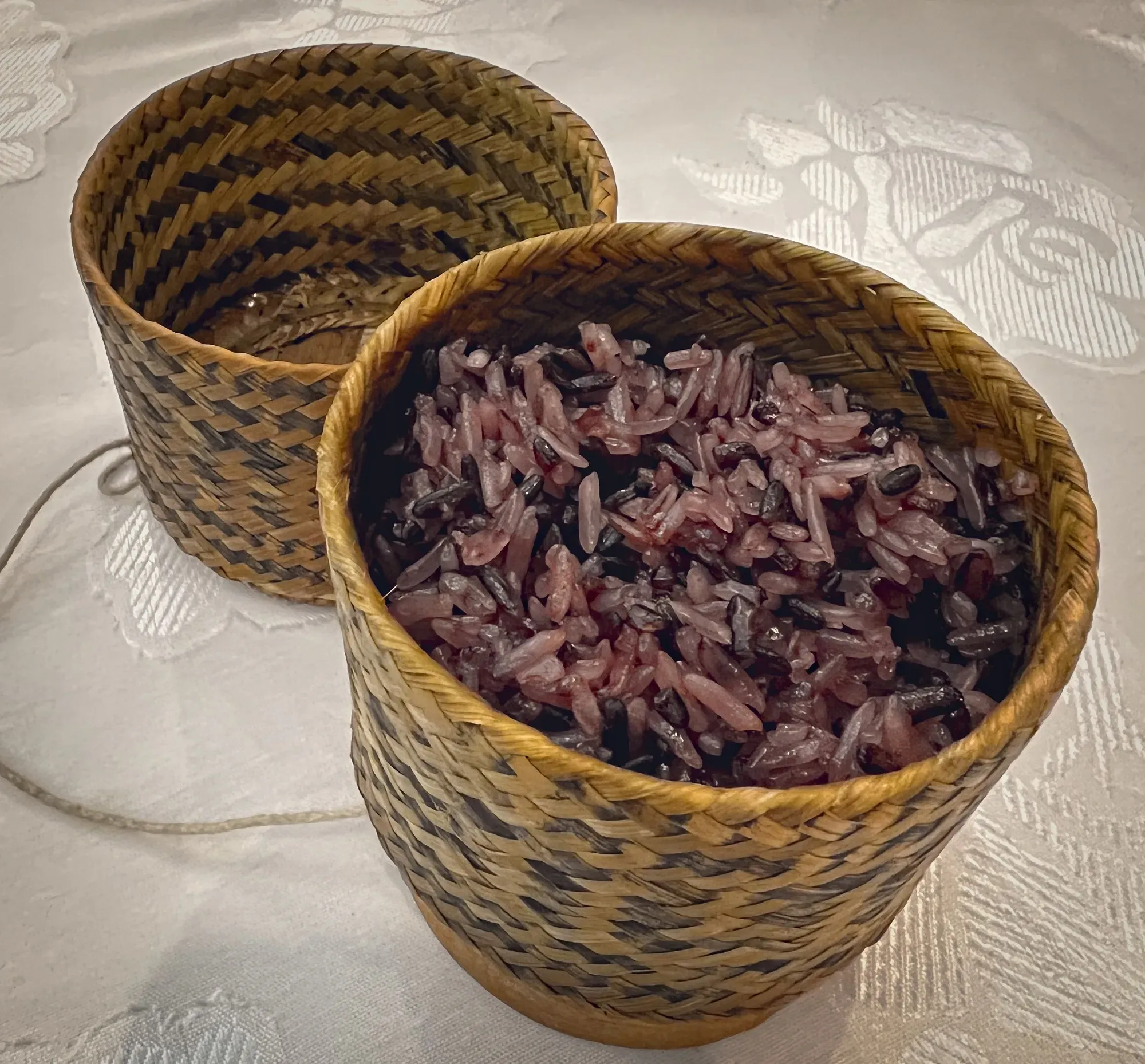 Purple sticky rice.