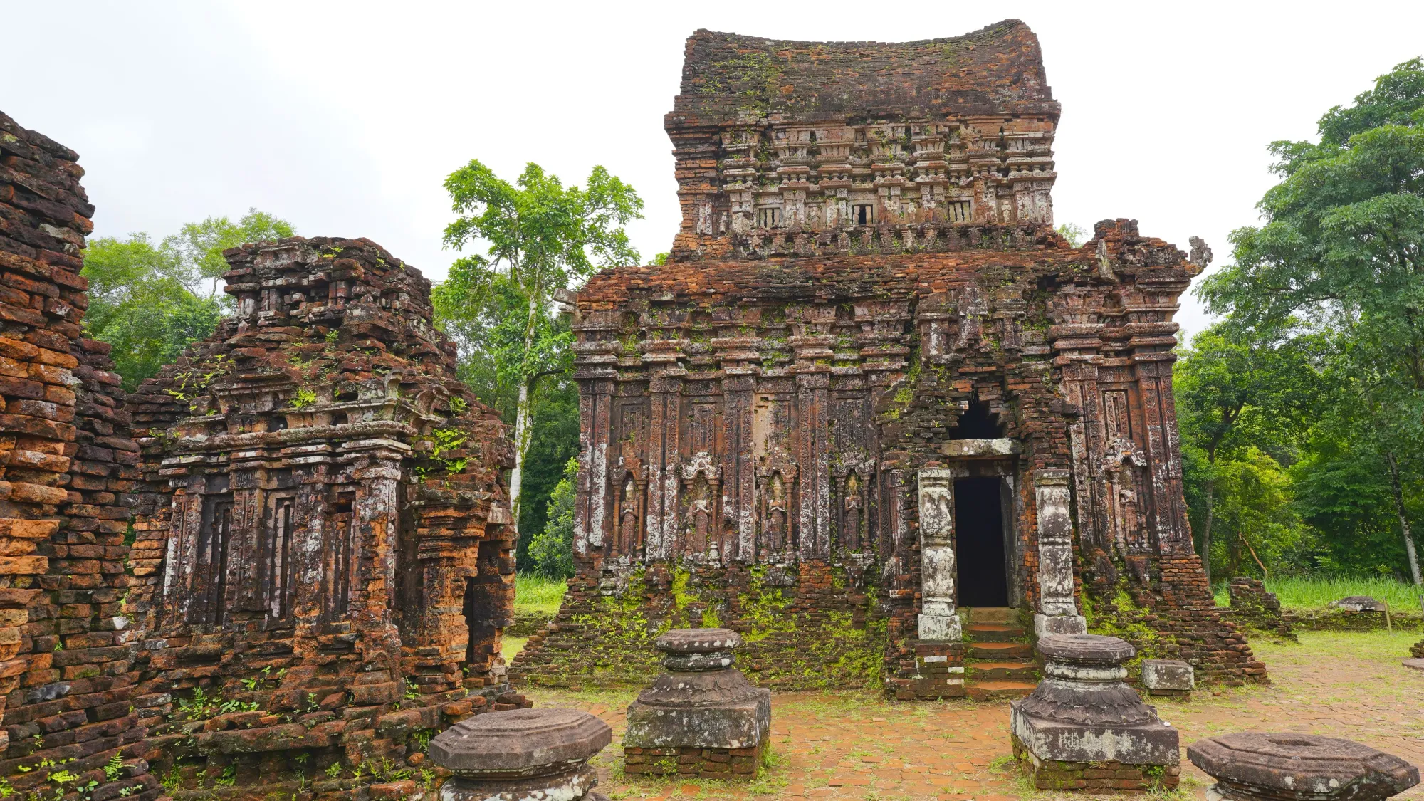 Brick ruins from the Cham Empire found at the My Son Sanctuary